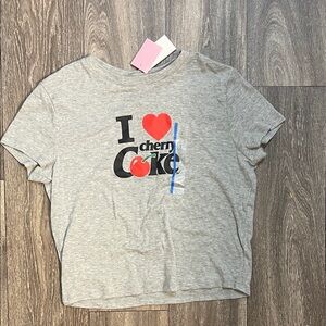 Coca Cola Cherry Coke Kids Gray T-Shirt